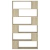 vidaXL Boekenkast/kamerscherm 100x24x188 cm sonoma eikenkleurig