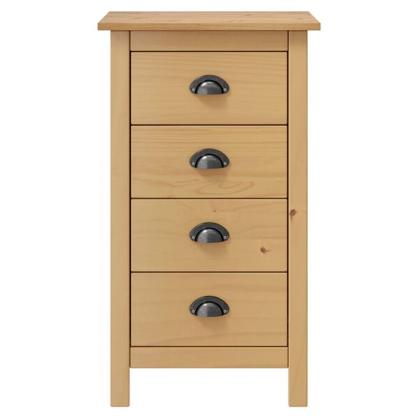 vidaXL Dressoir Hill 46x35x80 cm massief grenenhout