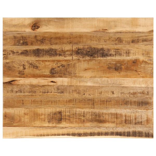 vidaXL Tafelblad met natuurlijke rand 100x80x3,8 cm massief mangohout