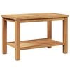 vidaXL Salontafel met opslag Bruin 70 x 40 x 45 cm Massief Teakhout