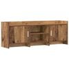 vidaXL TV-kast 130 x 33 x 47 cm Oud hout Bewerkt hout