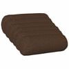 vidaXL Plaid kussen 6 st HEERLEN Bruin &Oslash; 15 x 40 cm Stof
