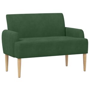 vidaXL Loungebank met knopencomfort Jungle Groen 116 x 67 x 81 cm