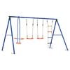 vidaXL Buiten Schommelset Meerkleurig 330 x 185 x 185 cm Staal en PE