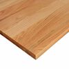 vidaXL Tafelblad rechthoekig 180x120x4 cm massief eikenhout lichtbruin