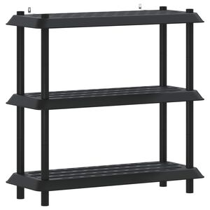 vidaXL Plankenunit 3-laags 100 x 40 x 96 cm PP Antracietkleurig