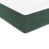 vidaXL Pocketveringmatras 100x200x20 cm fluweel donkergroen