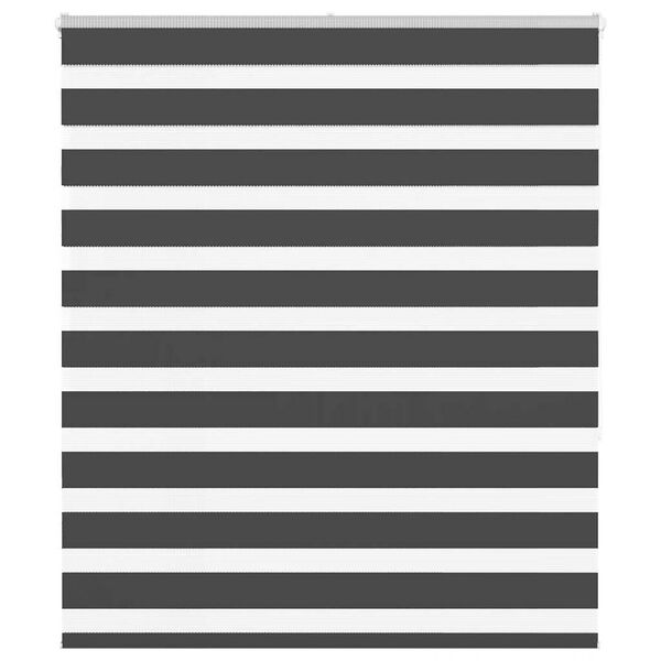 vidaXL Zebra rolgordijn 120x150 cm stofbreedte 115,9 cm zwart