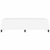 vidaXL Bedframe met matras Wit 120 x 190 cm Stof