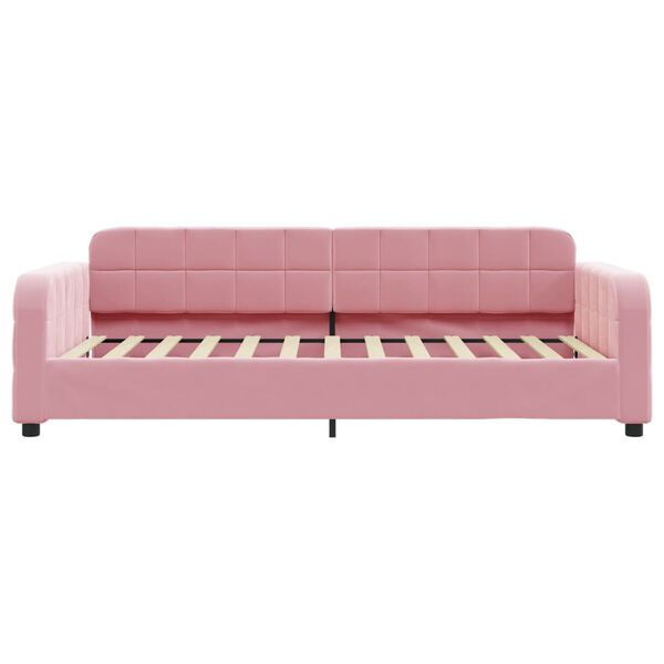 vidaXL Slaapbank 80x200 cm fluweel roze