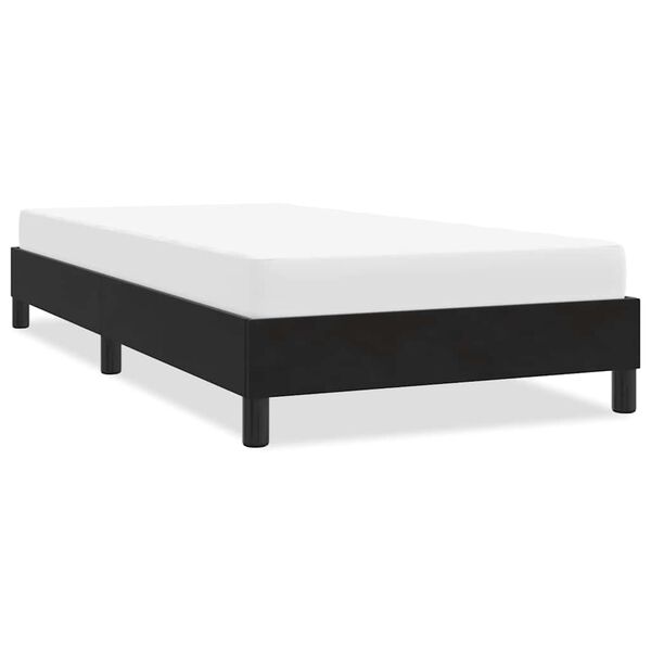 vidaXL Bedframe zonder matras 90x210 cm fluweel zwart