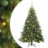 vidaXL Kunstkerstboom met 300 LED met standaard Groen 180 cm PE en PVC