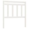 vidaXL Hoofdbord 96x4x100 cm massief grenenhout wit