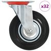 vidaXL 32 st Zwenkwielen 125 mm