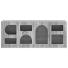 vidaXL TV-kast Grijs Sonoma 100 x 35 x 40 cm Bewerkt hout