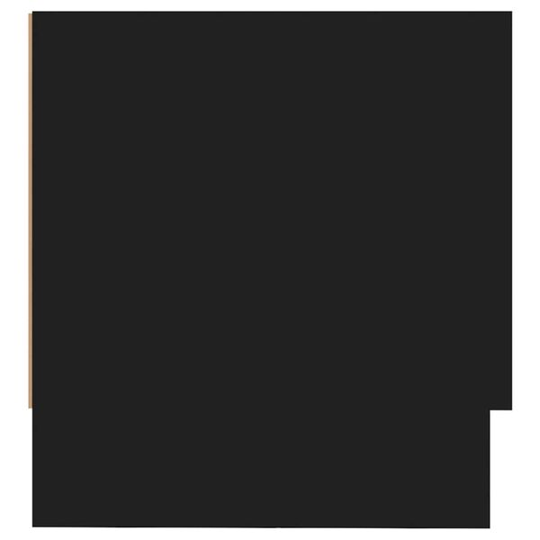 vidaXL Kledingkast 100x32,5x35 cm bewerkt hout zwart