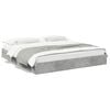 vidaXL Bedframe met lades bewerkt hout betongrijs 180x200 cm