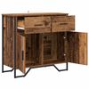 vidaXL Dressoir met lade Oudhout 79,5 x 35,5 x 74,5 cm