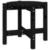 vidaXL Salontafel &Oslash; 52,5x45 cm massief grenenhout zwart