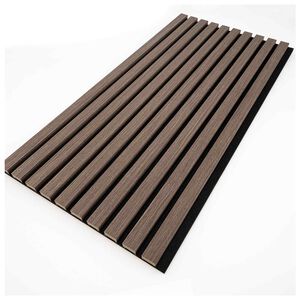 WallArt Wandpanelen 4 st 80 x 40 cm Donkerbruin