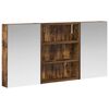 vidaXL Badkamerkastenset 3 st 100 x 10,5 x 50 cm Bewerkt hout