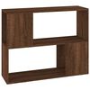 vidaXL Boekenkast/kamerscherm 80x24x63 cm bruin eikenkleur