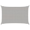 vidaXL Zonneschaduwzeil Lichtgrijs en wit. 3 x 4 m HDPE