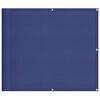 vidaXL Balkonscherm 90x1000 cm 100% oxford polyester blauw