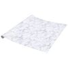 vidaXL Meubelfolies zelfklevend 90x500 cm PVC marmerwit