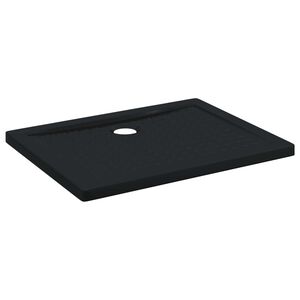 vidaXL Douche Basis Tray met Dots 90 x 70 x 4 cm ABS Zwart