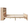 vidaXL Bed met boekenkast zonder matras massief grenenhout 180x200 cm