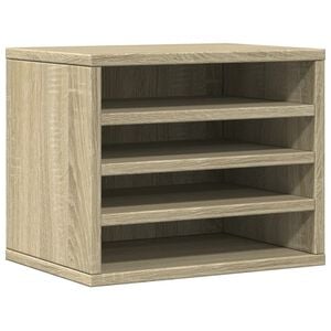 vidaXL Bureau organiser 36x26x29,5 cm bewerkt hout sonoma eikenkleurig