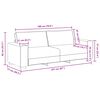vidaXL | Bank | met kussen met kussen Beige 221 x 77 x 82 cm Linnen