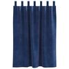vidaXL Verduisterende gordijnen 2 pcs Donkerblauw 140 x 140 cm Fluweel