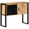 vidaXL Wandkast 90x35x75 cm massief ruw mangohout