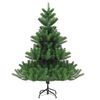 vidaXL Kunstkerstboom Nordmann met LED's en kerstballen 120 cm groen