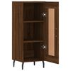 vidaXL Dressoir 34,5x34x90 cm bewerkt hout bruin eikenkleur