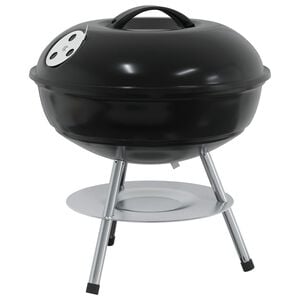vidaXL Houtskool Grill 36,5 x 36,5 x 40 cm Zwart
