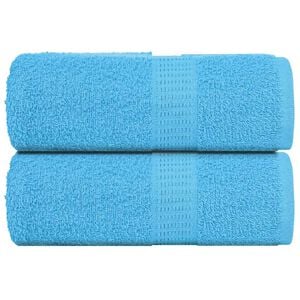 vidaXL Washandjes FROGN 2 st 30x30 cm 360 g/m&sup2; turquoise