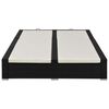 vidaXL Ligbed tweepersoons poly rattan zwart