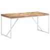 vidaXL Eettafel 160x70x76 cm massief acaciahout en mangohout