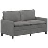 vidaXL Bank Donkergrijs 156 x 81 x 87,5 cm Fluweel