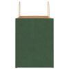vidaXL Papieren zakken 50 st met hengsels 32x22x28 cm groen