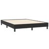 vidaXL Boxspring zonder matras fluweel zwart 140x210 cm