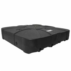 vidaXL Vrijhangende parasolvoet Zwart 86 x 86 x 19 cm