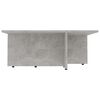 vidaXL Salontafel 79,5x79,5x30 cm spaanplaat betongrijs