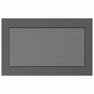 vidaXL Buitentapijt Chevron ARAKIL Zwart en Grijs 400 x 250 cm