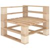 vidaXL Tuinhoekbank pallet hout