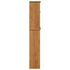 vidaXL Toiletkast met plank VIGO Bruin en Honingbruin 60 x 27 x 161 cm