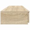 vidaXL Bedlades Sonoma Eiken 150 x 36,5 x 16,5 cm Bewerkt hout
